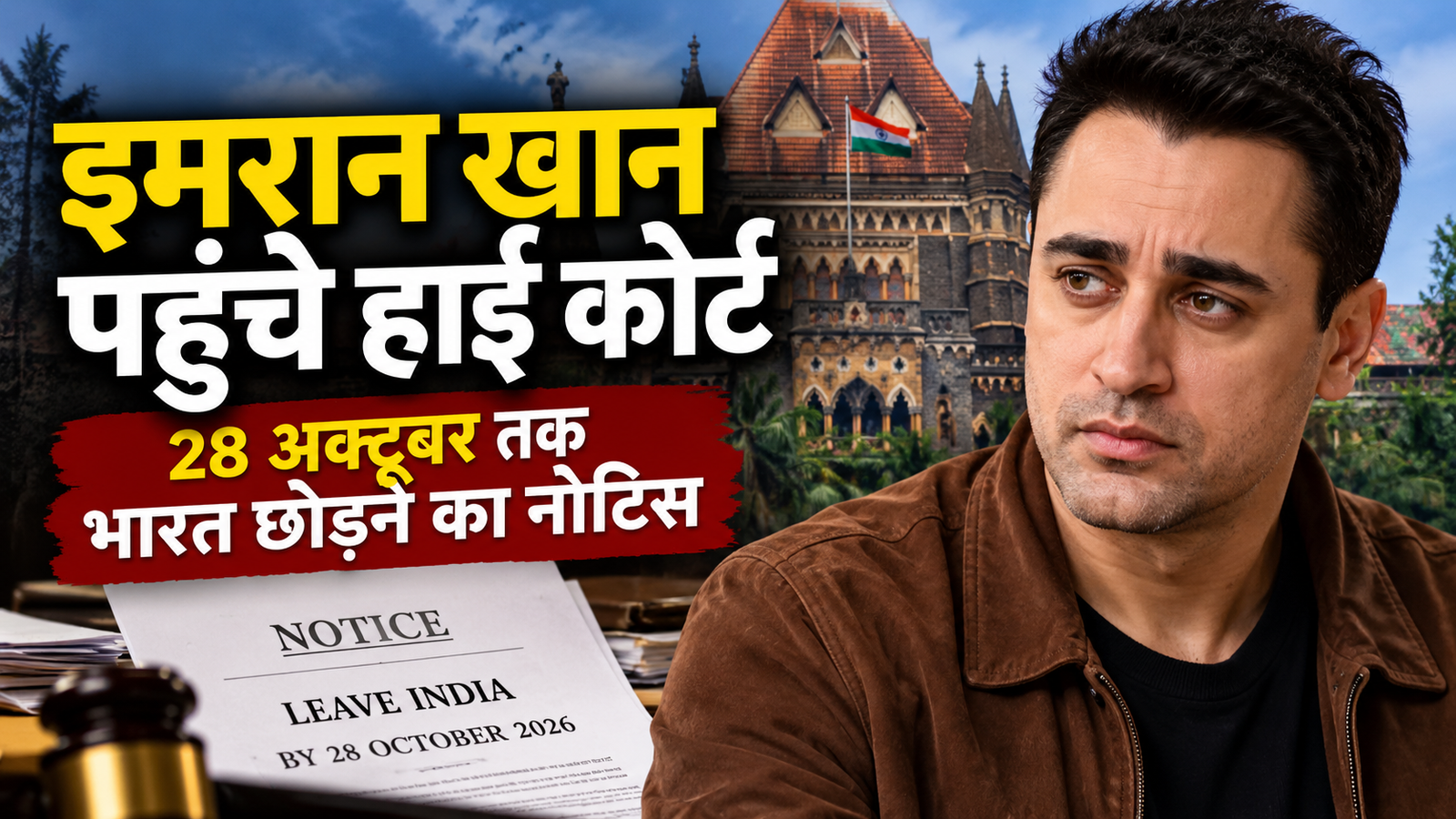 इमरान खान को 28 अक्टूबर तक भारत छोड़ने का नोटिस, हाई कोर्ट पहुंचे एक्टर; बोले- बिना वजह बनाया जा रहा बलि का बकरा!