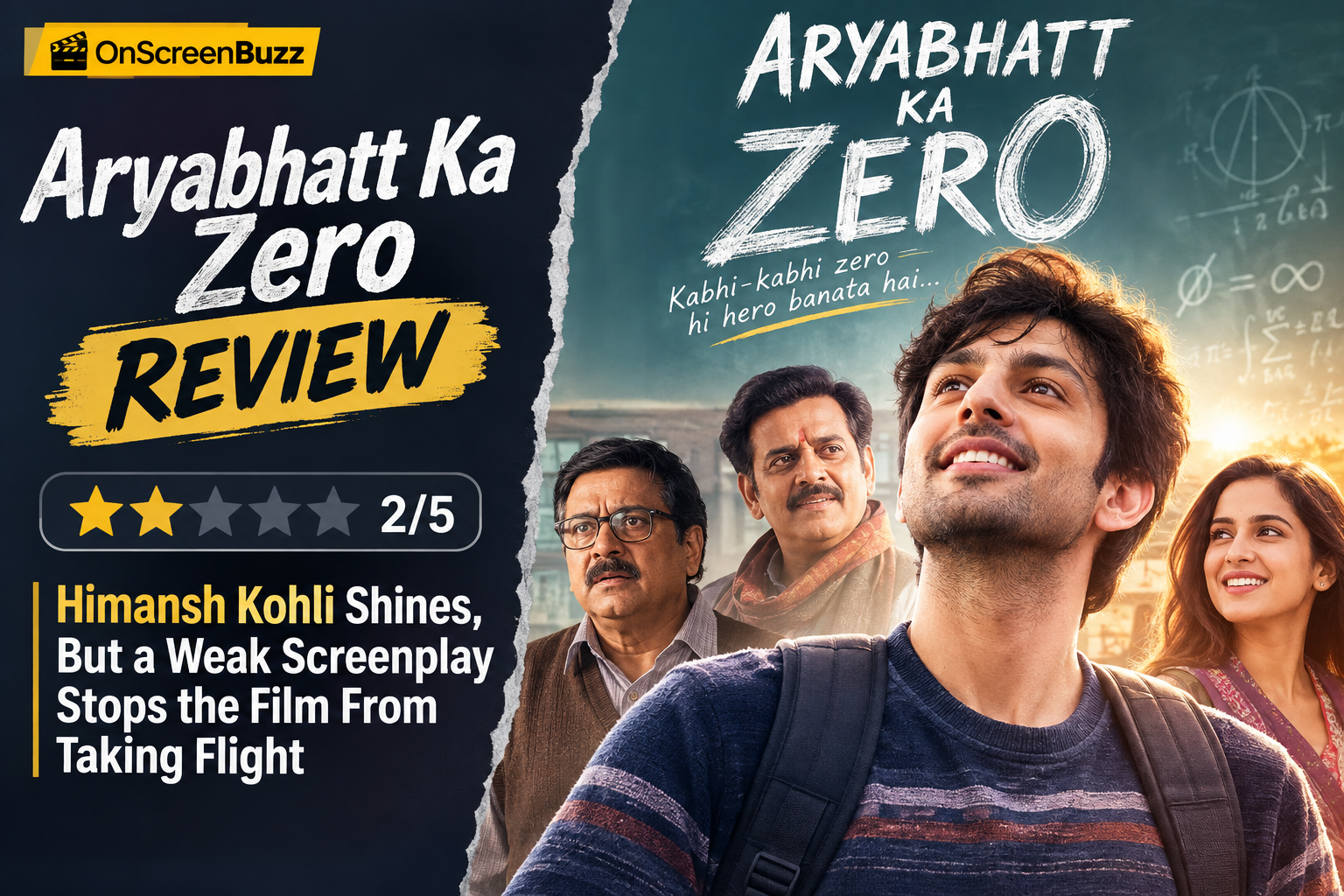 Aryabhatt Ka Zero Review: Himansh Kohli Gives It His All, But This Inspirational Drama Never Rises Above Its Weak Writing