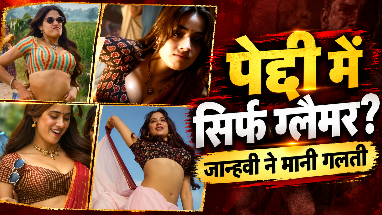 ‘पेद्दी’ में महिलाओं को वस्तु की तरह दिखाया, जान्हवी कपूर बोलीं, ‘हमेशा रहेगा शर्मिंदगी का एहसास’