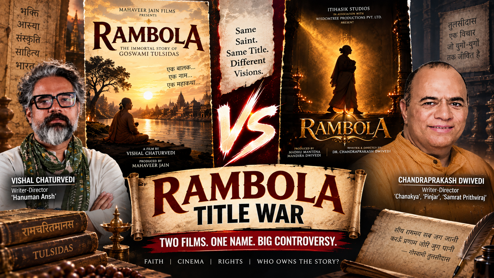 ‘Rambola’ Title War: Vishal Chaturvedi and Chandraprakash Dwivedi Face Off Over Tulsidas Film