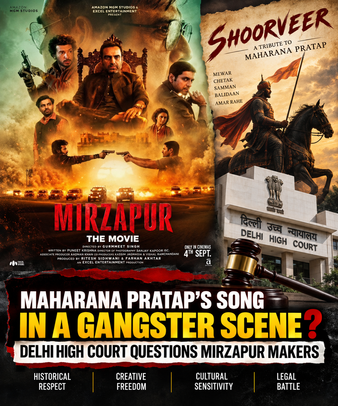 ‘Why Is Maharana Pratap’s Song Playing Over a Gangster Scene?’: Delhi HC Questions ‘Mirzapur: The Movie’ Makers
